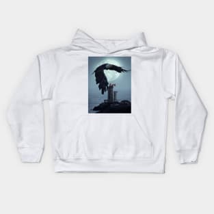 GIANT BALD EAGLE ENCOUNTER Kids Hoodie